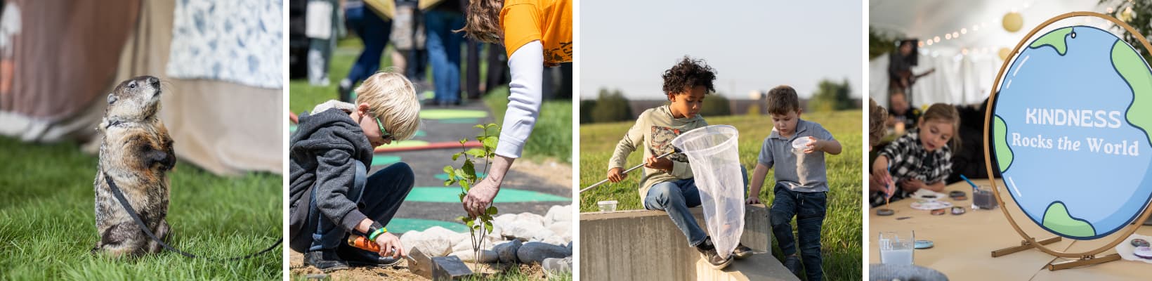 Collage of photos from 2025 Earth Day Celebration 