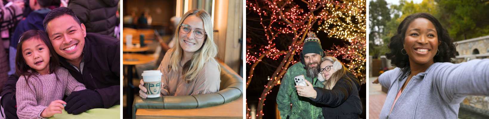 Collage of people at events and activities at Greenfield