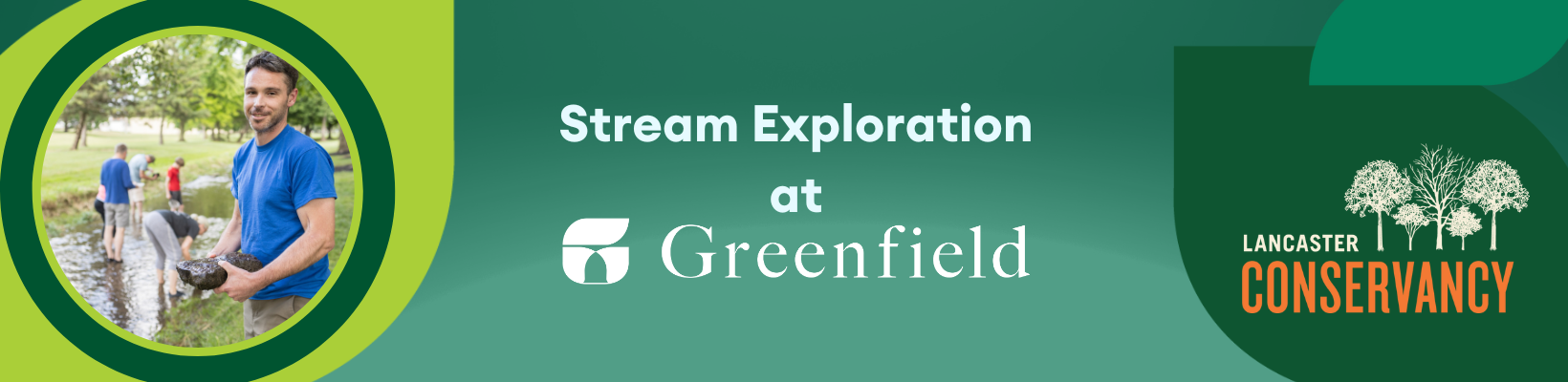 Water Week at Greenfield event web header image and text